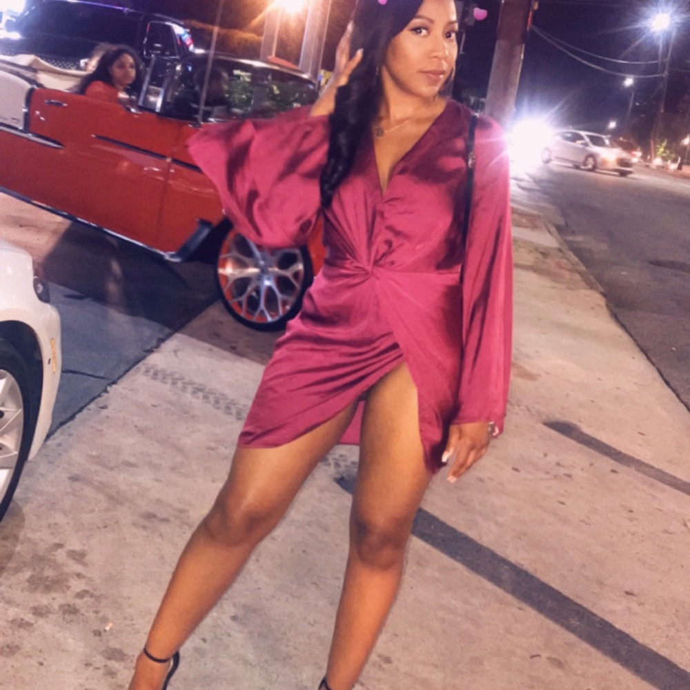 Satin dress